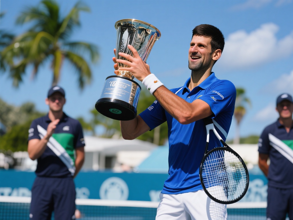 德约强势横扫迈阿密晋级四强,百冠荣耀近在咫尺 德约科维奇从迈阿密四强起步,离100冠一